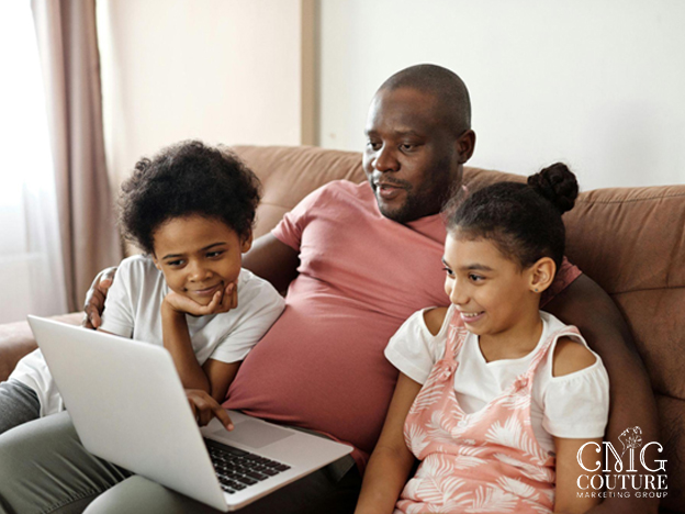 Family viewing digital content